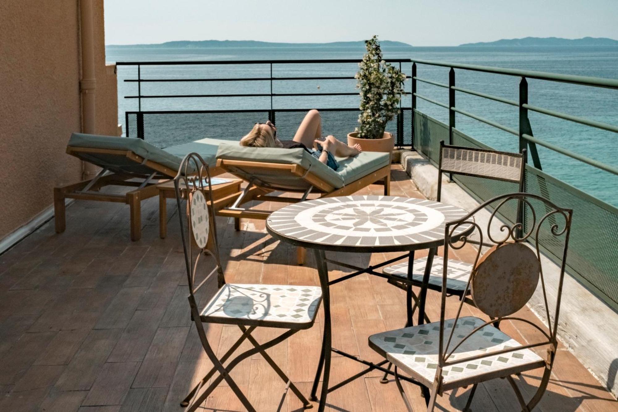Surplage Hotel Cavaliere Le Lavandou Dış mekan fotoğraf